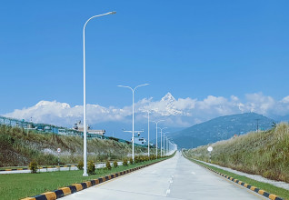 पाेखरा विमानस्थलकाे प्रवेश द्वार